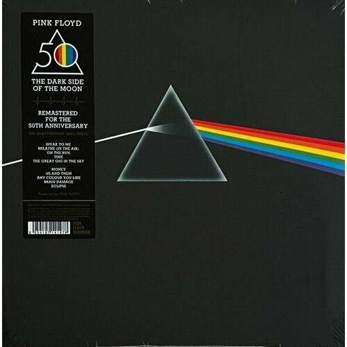 Виниловая пластинка Pink Floyd - Dark Side Of The Moon - 50th Anniversary - 2023 Remaster + Poster pink floyd ‎– the wall vinyl[2lp 180 gram gatefold] reissue 2016