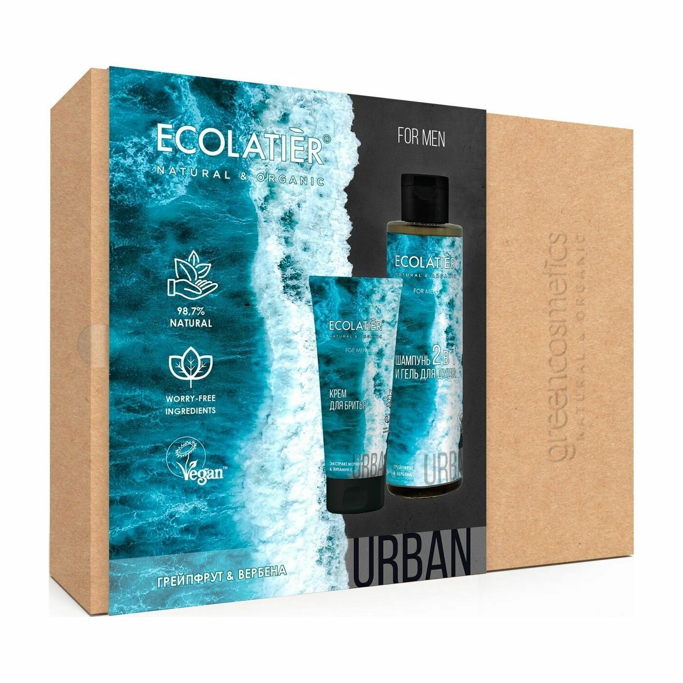 Подарочный набор Ecolatier Urban men care 300мл Утконос - фото №11