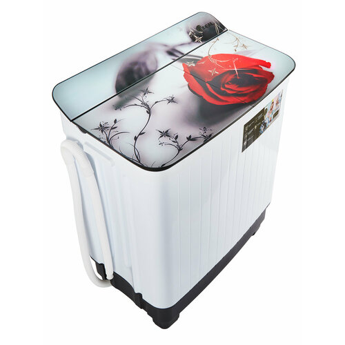 Стиральная машина полуавтомат IDEAL ID-75 белая Е с отжимом 1300 обм слив-автомат активаторная 1744500₽