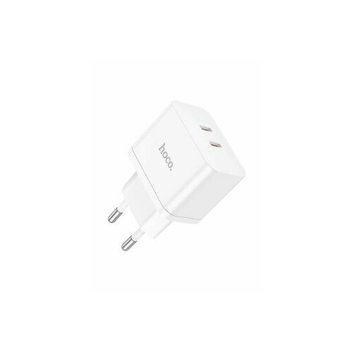 СЗУ HOCO N29 Triumph 2xUSB-C, 3А, PD35W, QC3.0, GaN (белый)