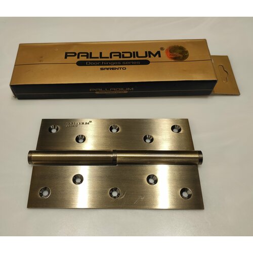 Петля дверная Palladium 613-5 AB LH петля palladium n 613 s 4 sb левая разъемная 100х75 мм матовая латунь
