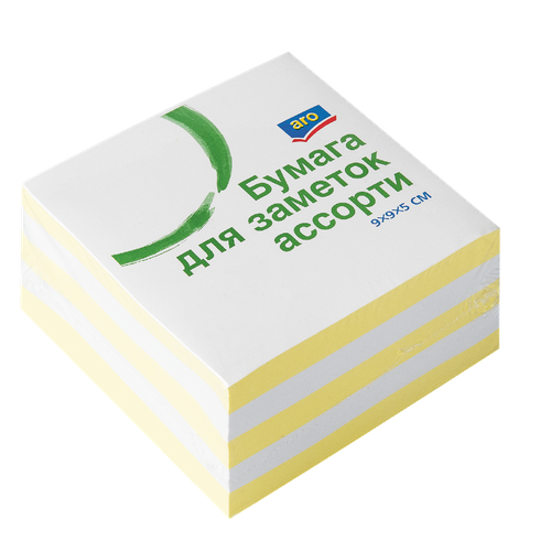 Aro Бумага для записей цветная 9 х 9 х 5см 373₽