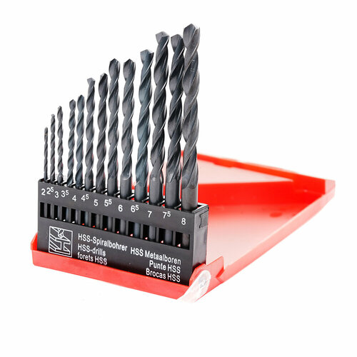 Набор сверл по металлу KRONS HT-363 2-8 мм 13 шт