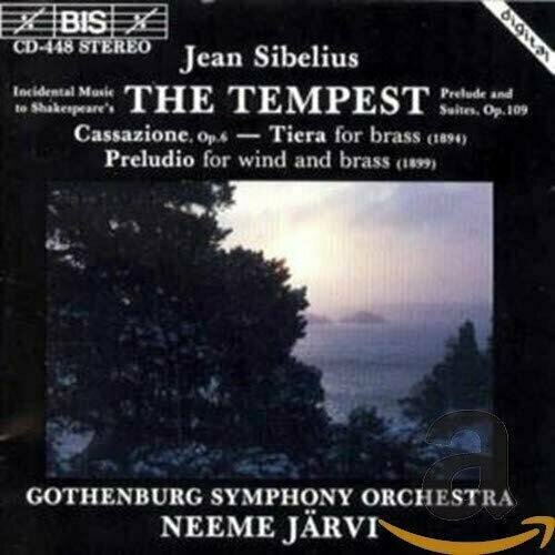 AUDIO CD Sibelius - The Tempest, Prelude and Suites, Op.109 / Neeme Jä audio cd sibelius scaramouche neeme jä