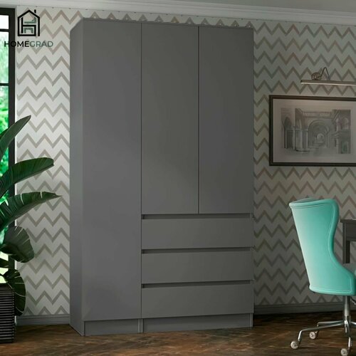 Шкаф для одежды ML 120х50х210 Серый графит HomeGrad 24000₽