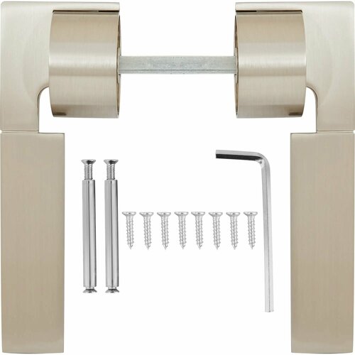 Дверные ручки 135 D комплект цвет никель 2383₽