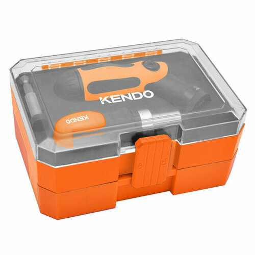 Набор бит KENDO 60 предметов с держателем и трещоткой набор бит ph2x50 мм kendo 21220205