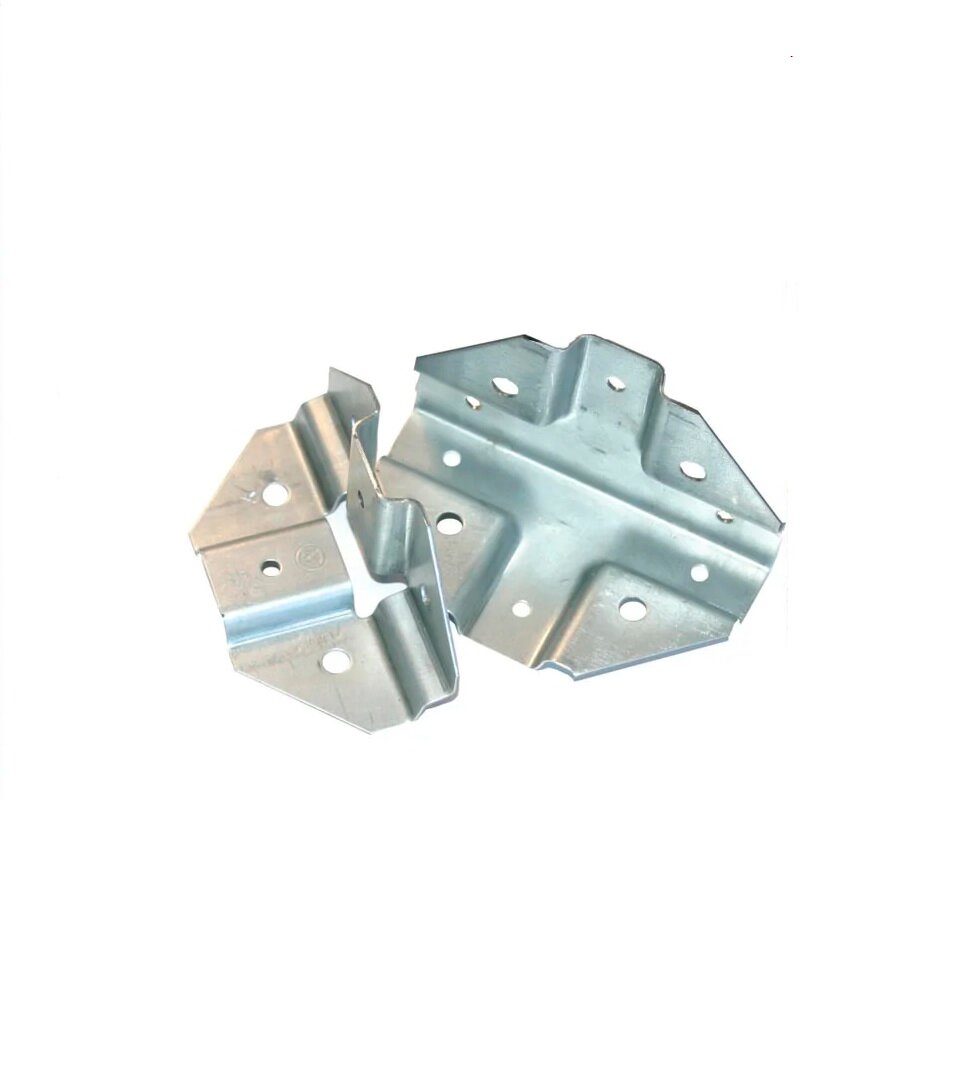 фото Краб-система угол на 4 стороны 20х20х1,2мм 2шт. (2 компл)