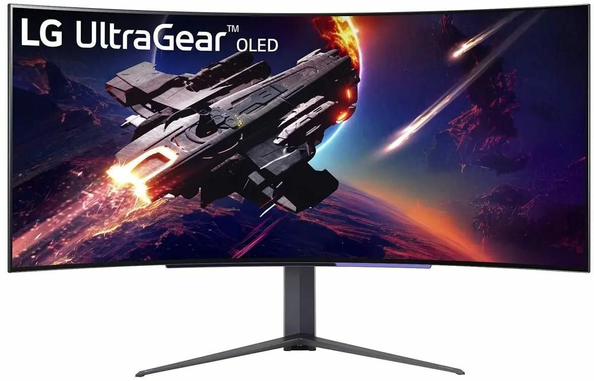 Монитор LG UltraGear 45GR95QE-B 45", черный [45gr95qe-b. aruz]