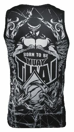 Футболка Born to be Muaythai, размер S, черный — фото 1