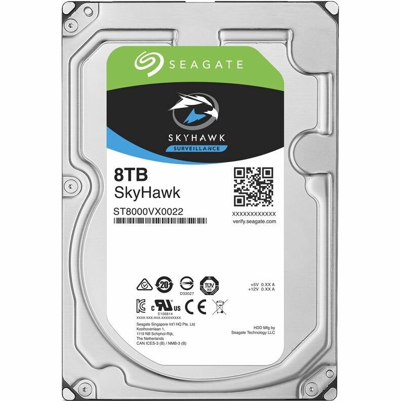 Жесткий диск Seagate SkyHawk 8 ТБ ST8000VX0022