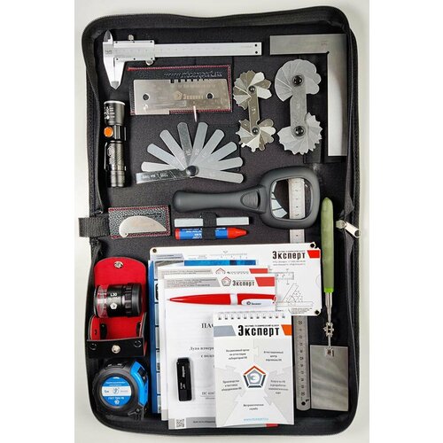 Набор ВИК Эксперт (набор инструментов визуального и измерительного контроля - набор сварщика)