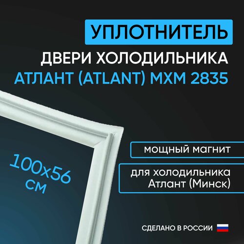 Уплотнитель двери холодильника Атлант (Atlant) МХМ 2835, белый 1000х560 мм / холодильная камера