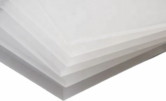 фото Оргстекло молочно-матовое 2050х3050х2мм / Оргстекло экструзионное акриловое молочный матовый лист 2050х3050х2мм (6,25 кв. м.)