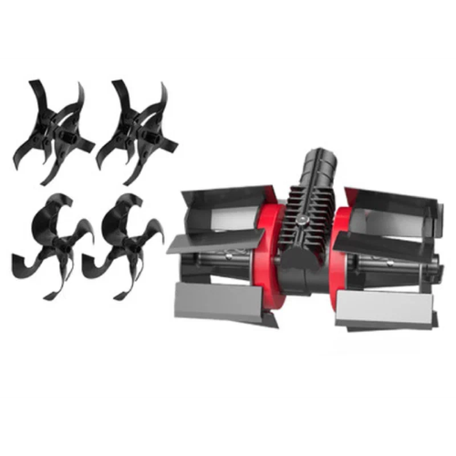 Насадка-культиватор для триммера 26мм (9T) (пропольник, окучник, сабельные фрезы)