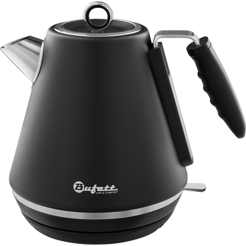 Чайник электрический 17 л с корпусом из нержавеющей стали черный BUFETT 640292 309200₽