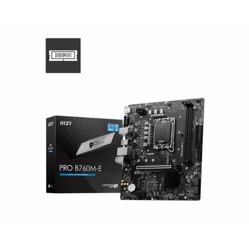 Материнская плата MSI PRO B760M-E 979900₽