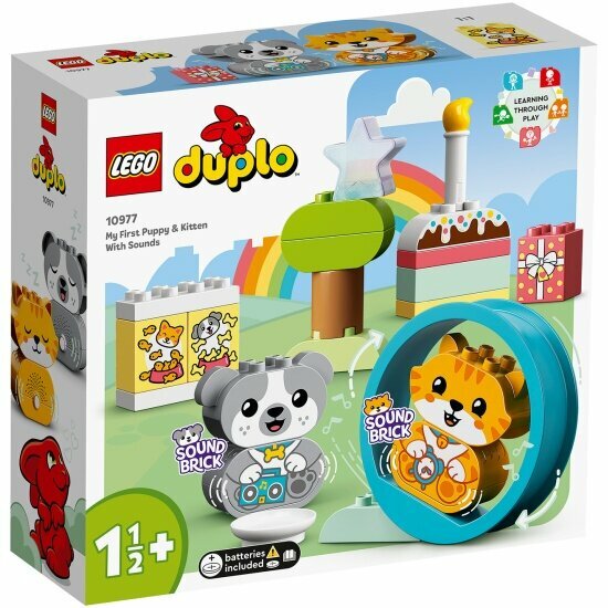 LEGO Конструктор DUPLO Мой первый щенок и котенок LEGO 10977