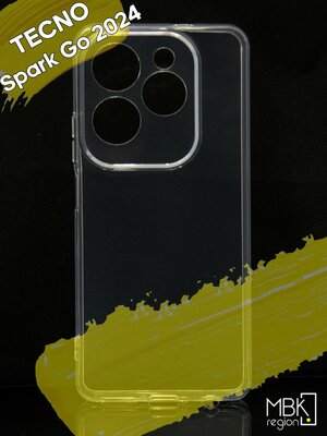 Чехол для Tecno Spark GO 2024 & Pop 8 / чехол на текно спарк гоу 2024 и поп 8 прозрачный