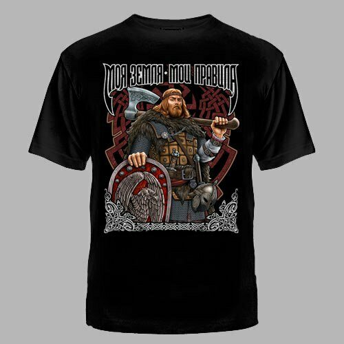 Футболка, размер 54, черный