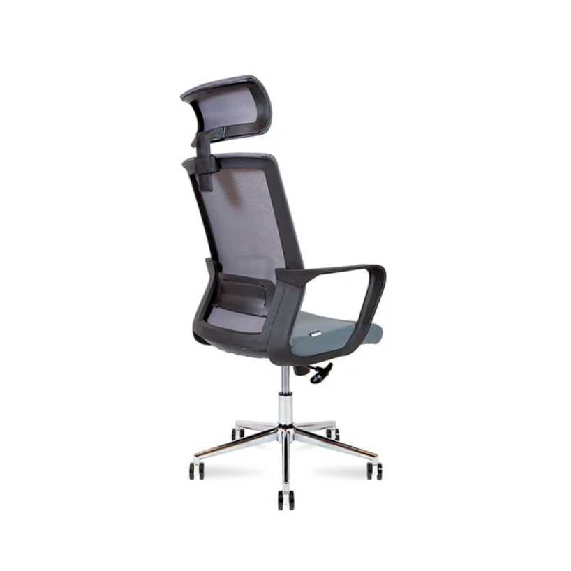 Кресло офисное NORDEN Интер CH-180A-OA2016*АК30-64 chrome base хром/ABS пластик цвет черный/хром