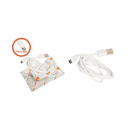Cable / Кабель Micro USB ZeepDeep OneLove 3A FastCharging, 1m, white