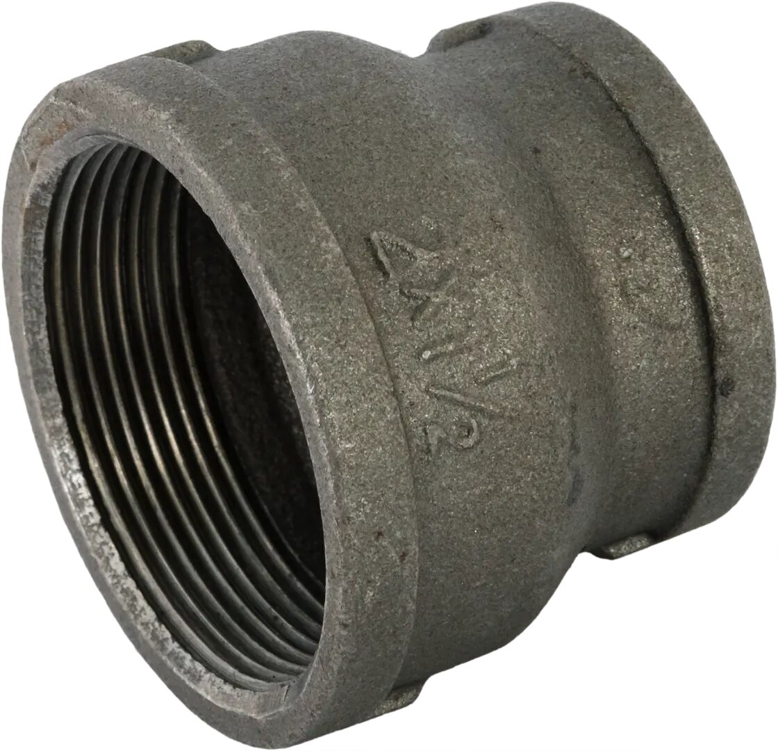 фото Муфта переходная 2"x1 1/2" цвет чёрный