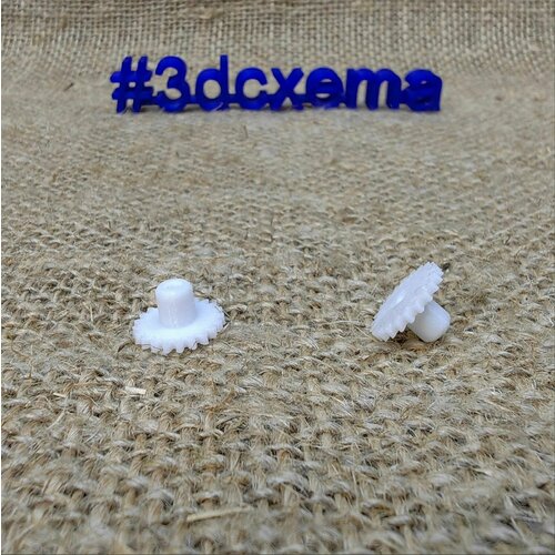 Шестерня лентопротяжного механизма кассетной деки для музыкального центра SHARP- 2шт 70000₽