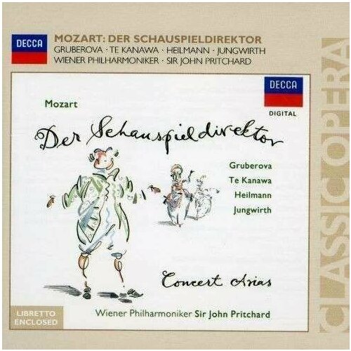 Audio CD Mozart: Der Schauspieldirektor. Kiri Kanawa, Edita Gruberova. Wiener Philharmoniker, John Pritchard (1 CD)