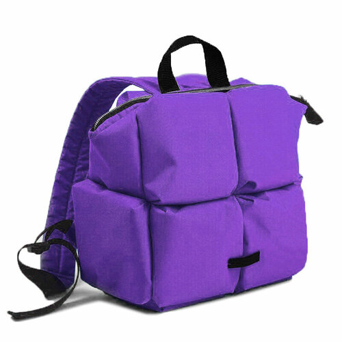 Женский стеганый рюкзак фиолетовый