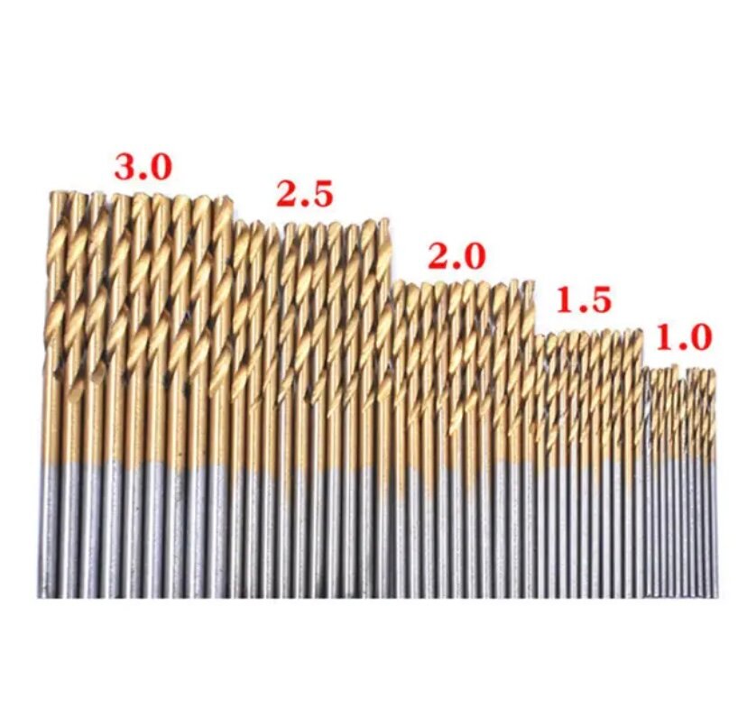 Сверла по металлу набор 50 шт