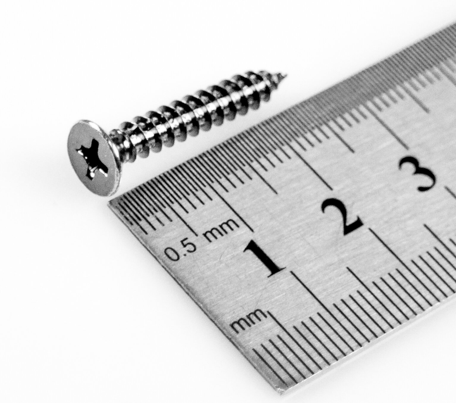 фото Саморез для гитарных бриджей HOSCO T-08CK (4 х 25 мм), cosmo black