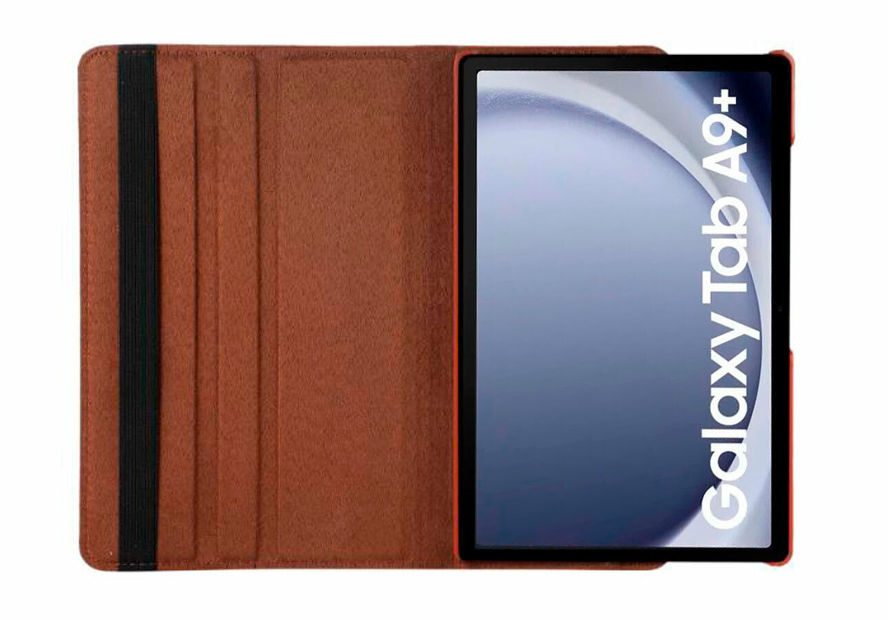 Чехол для планшета Samsung Galaxy Tab A9 Plus 11 дюймов (SM-X210/X216), с подставкой / поворотный 360 градусов (красный)