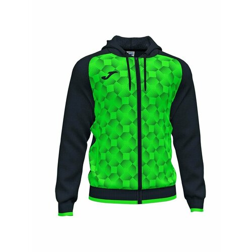 фото Толстовка joma, размер 05-m, черный, зеленый