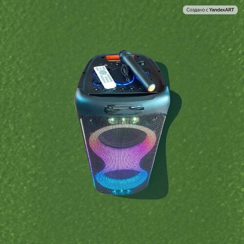 Колонка акустическая портативная Караоке 18291 NEW P M P O 1200ВтМикрофонПультBluetoothFMUSBTFAUXTWSLed подсветкаПодключение гитары 1727000₽