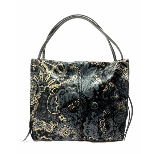 фото Сумка vostro, фактура рельефная, серый