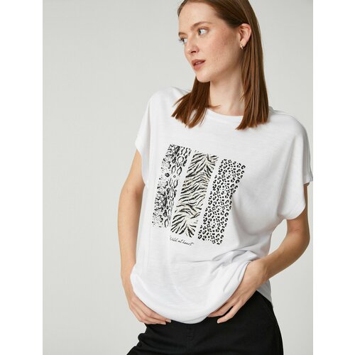 фото Футболка koton, размер m, белый