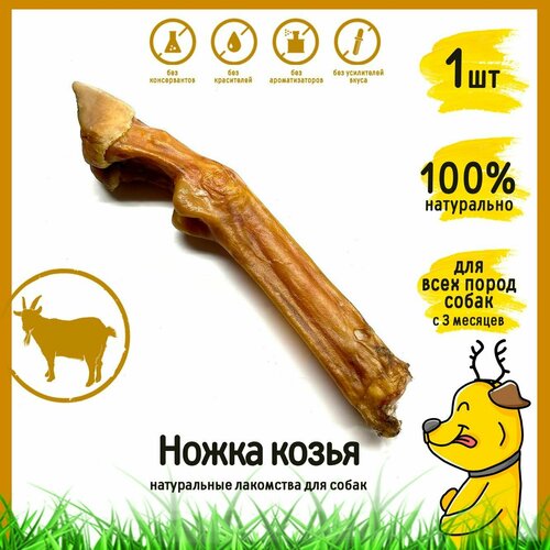 Лакомство для собак Ножка козья 1шт HorDog