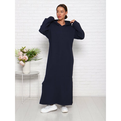 фото Платье ивградтрикотаж, размер 42-44, серый