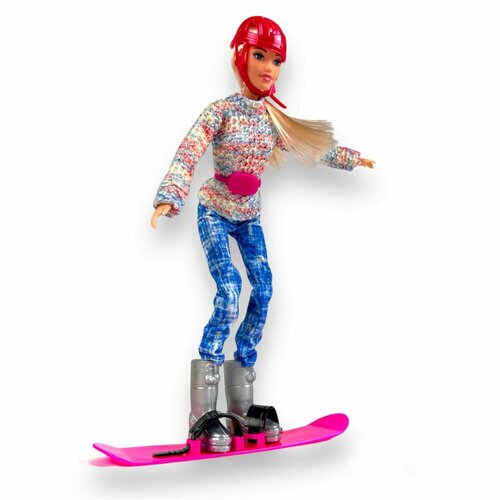 Кукла Барби со сноубордом