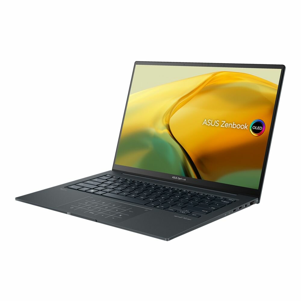 Ноутбук ASUS Zenbook 14X OLED UX3404VA-M9091X 14.5" (2880x1800) 120Hz/Core i9 13900H/16GB LPDDR5/1TB SSD/Iris Xe/Win 11 Pro, grey (90NB1081-M00500)