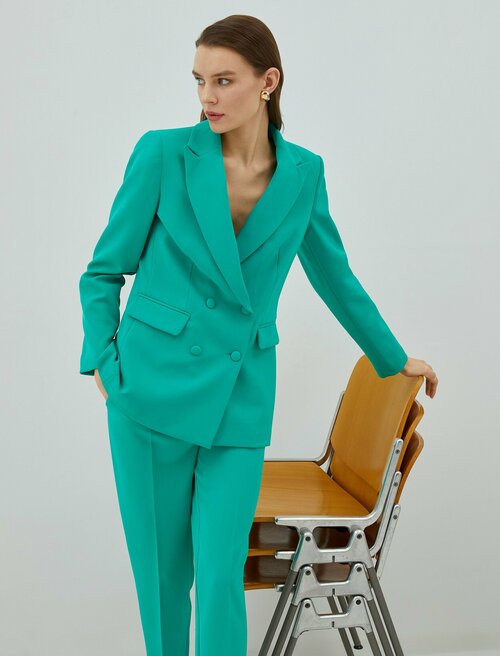 Пиджак KOTON, размер 40, зеленый