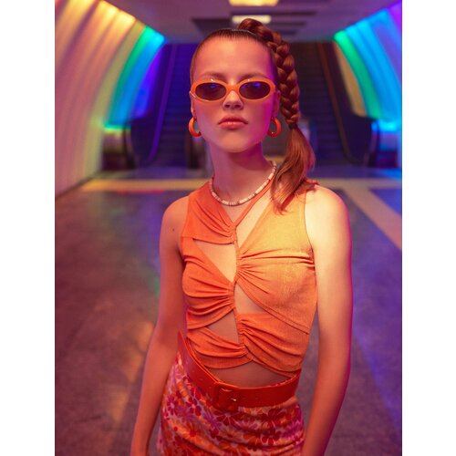 фото Топ koton, размер m, оранжевый