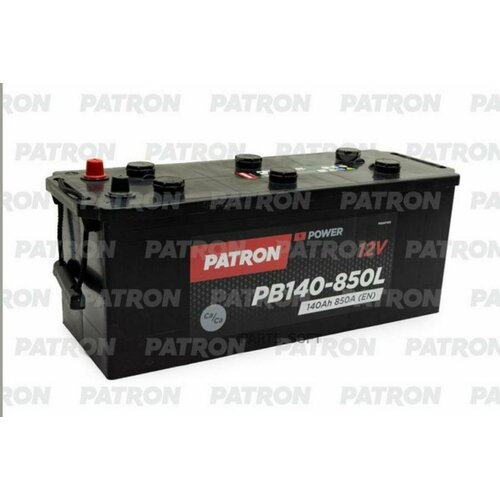 PATRON PB140-850L АКБ PATRON POWER 12V 140AH 850A (L+) B0 513x189x223mm 34,1kg