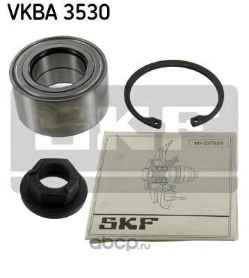 Подшипник ступицы передний без abs skf vkba 3530