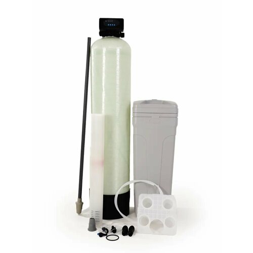 Система очистки воды из скважины Water-Pro AV 1252 RunXin F65P3 проточный фильтр под загрузку 1800 л/ч, система очистки воды для дома - умягчитель, обезжелезиватель в сборе