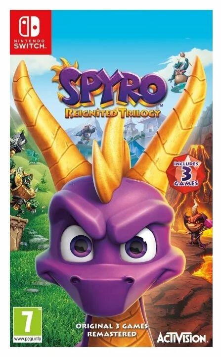 Игра Spyro Reignited Trilogy (Nintendo Switch, английская версия)