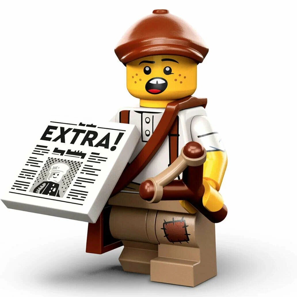 LEGO Minifigures 71037-12 Парень-газетчик