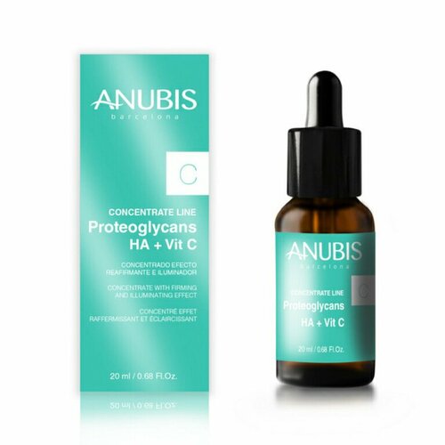 Концентрат с гиалуроновой кислотой и витамином С 20 мл ANUBIS Concentrate Proteoglycans HA + Vit C 20 мл