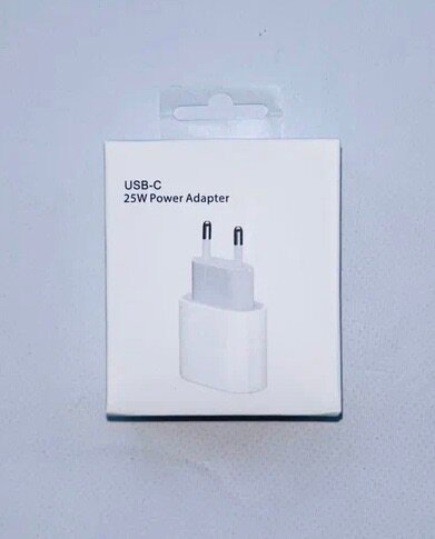 Супер быстрая зарядка для iPhone iPad Samsung HIGH-QUALITY USB-C 25W GC (3А) белая / BUT-STORE